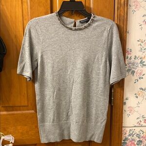 Gray Short Sleeve Men's Shirt